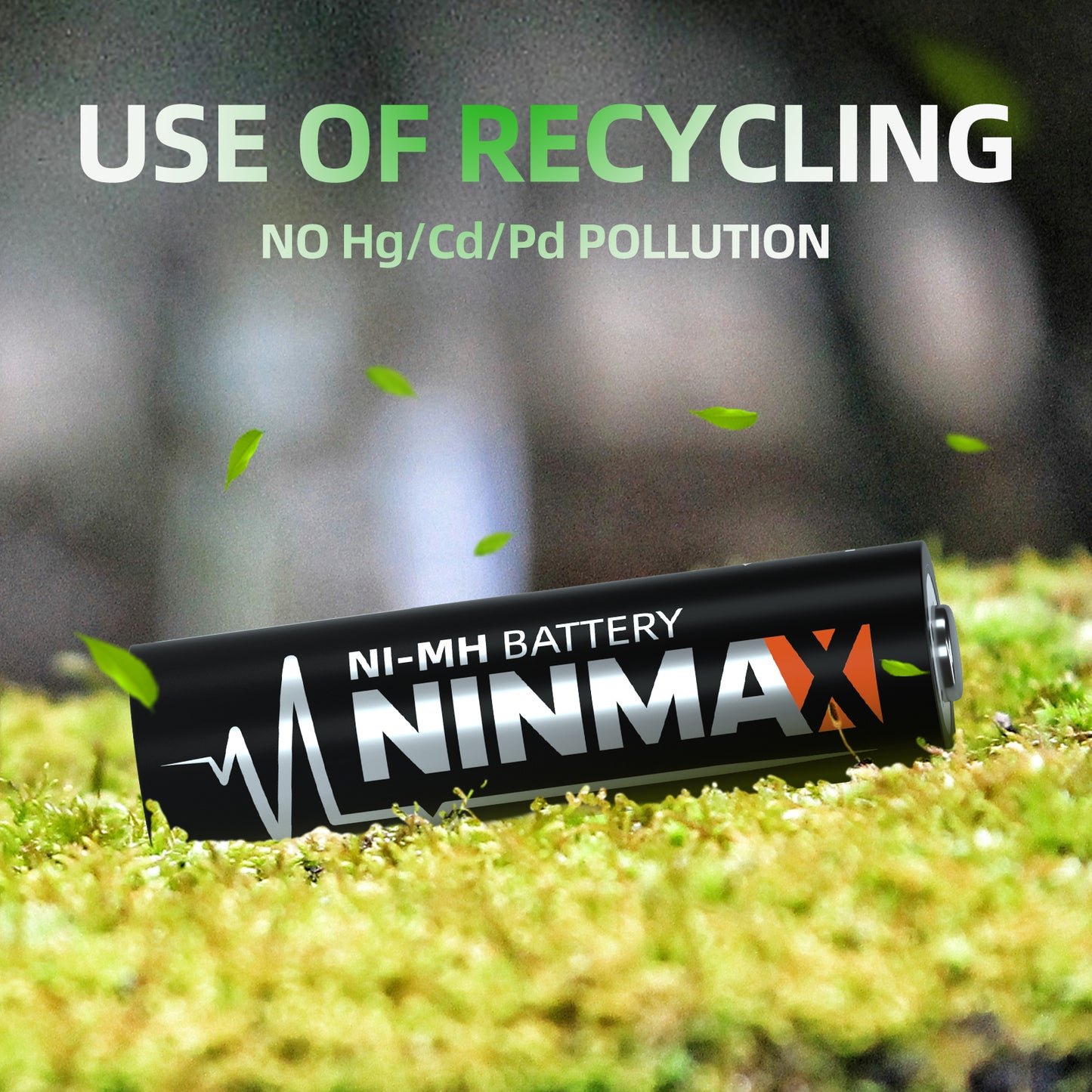 Batería recargable NiMH AA de 8 unidades, 2800 mAh