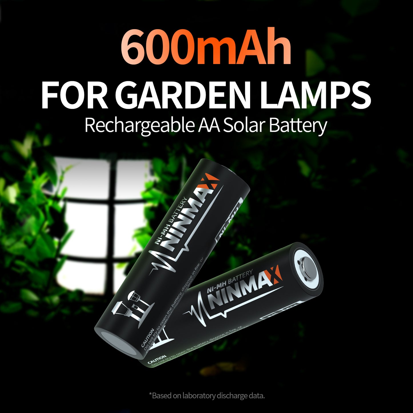 Pilas recargables NINMAX AA para luces solares