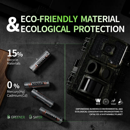 Ninmax AA 3500mAh lithium battery 24-pack